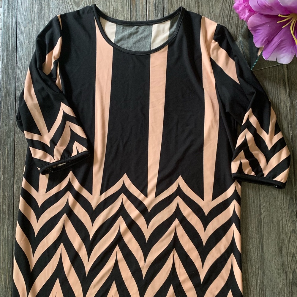 3/4 Sleeve Tunic Blouse